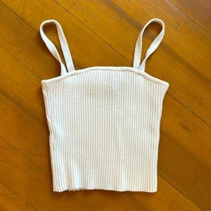 Zara Cream knit top